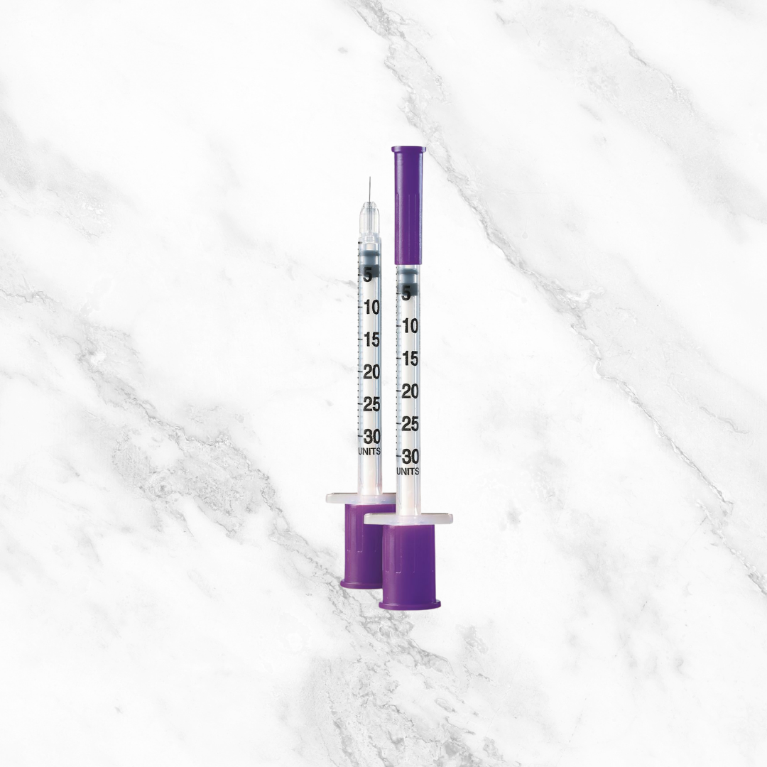 FMS 32G Fine Micro Syringe 32G 8mm 0.5ml - Pk 100