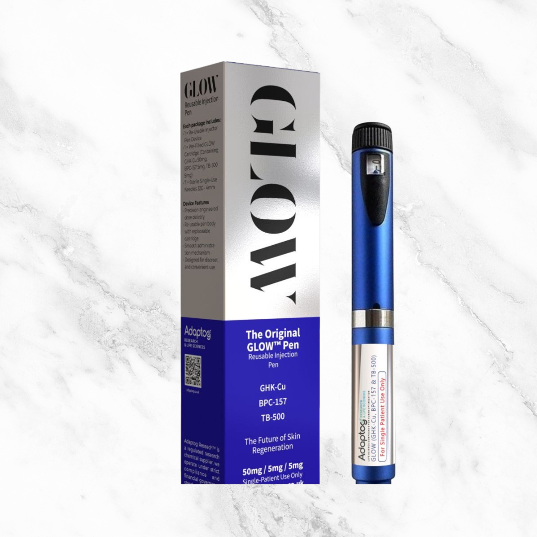GLOW Stack Kit (50mg GHK-CU, 5mg TB500, 5mg BPC-157)