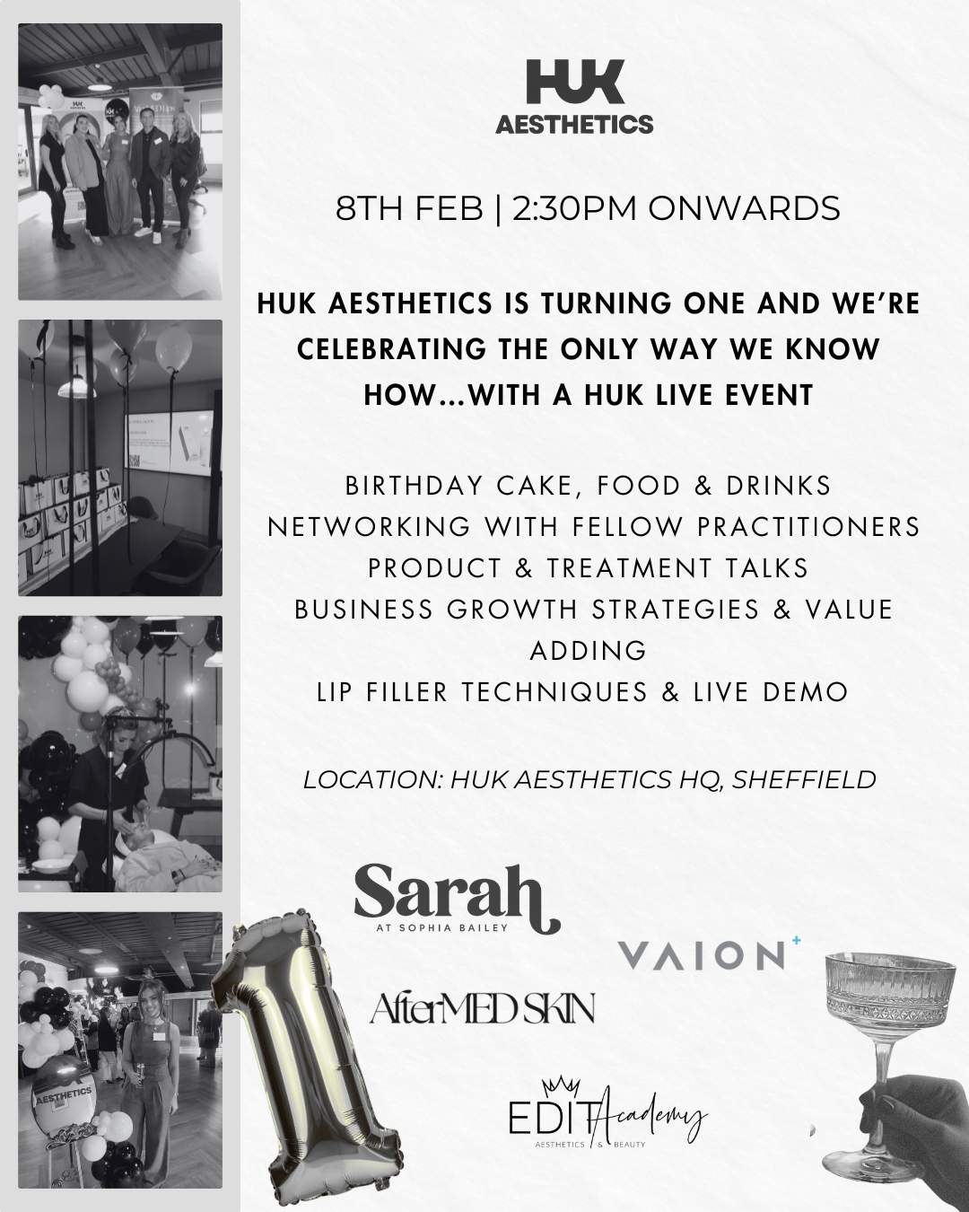 HUK Aesthetics LIVE Event Ticket